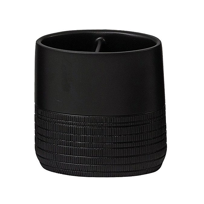 Strata Black Toothbrush Holder Large Image