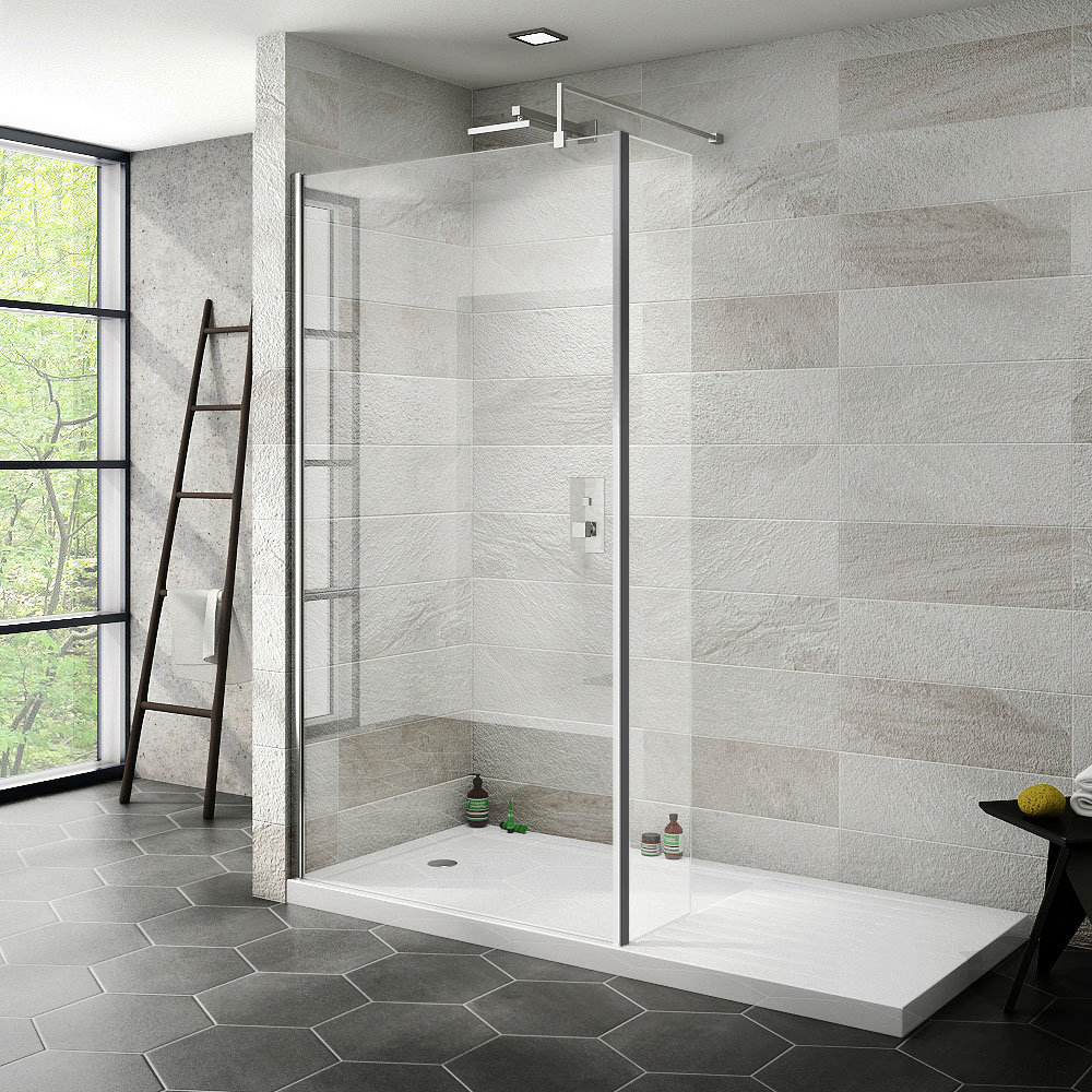 Nova 1850mm Wet Room Screen - Various Sizes at Victorian Plumbing UK