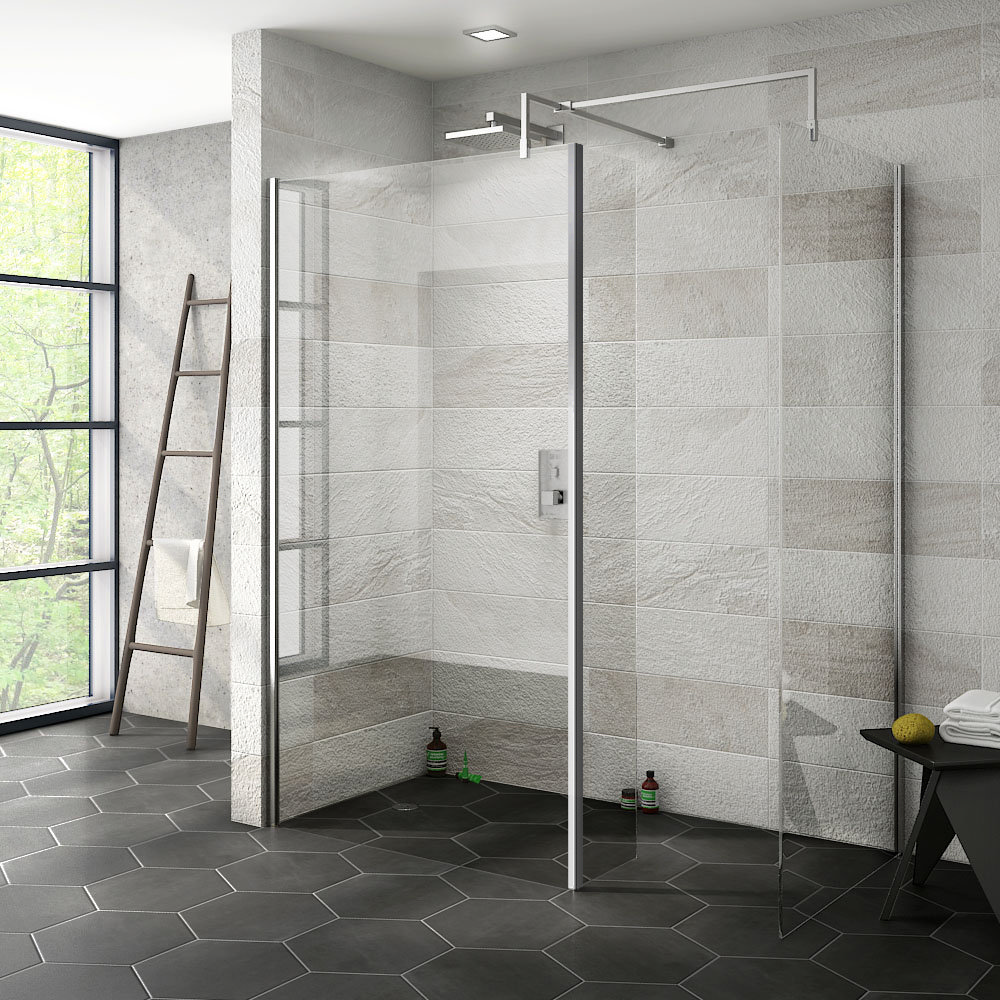 Nova 1850mm Wet Room Screen Various Sizes at Victorian Plumbing UK