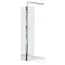 Nova 300mm Hinged Wetroom Return Screen Large Image