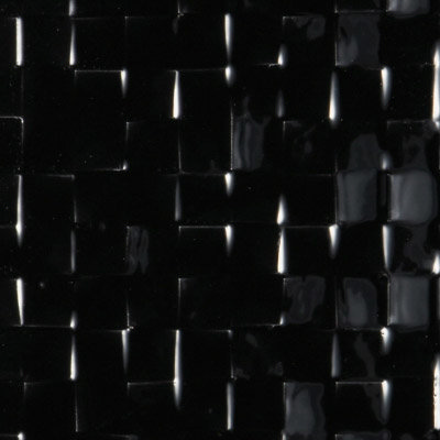 Studio Conran - 10 Hartland Black Pressed Mosaic Wall Tiles - 248x398mm - RAN00446 Profile Large Image