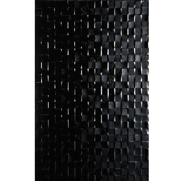 Studio Conran - 10 Hartland Black Pressed Mosaic Wall Tiles - 248x398mm - RAN00446 Profile Large Image