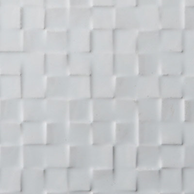 Studio Conran - 10 Hartland White Pressed Mosaic Wall Tiles - 248x398mm - RAN00439 Profile Large Image