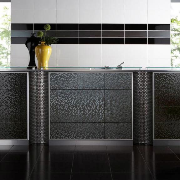 Studio Conran - 10 Hartland White Pressed Mosaic Wall Tiles - 248x398mm - RAN00439 Feature Large Image