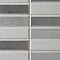 Studio Conran - 10 Starcross Mixed Grey Pressed Mosaic Wall Tiles - 248x398mm - RAN00491 Profile Large Image