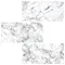 Subway Carrara Peel & Stick Backsplash Tiles - Pack of 4 Feature Large Image