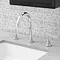 Subway Carrara Peel & Stick Backsplash Tiles - Pack of 4 In Bathroom Large Image