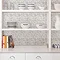 Subway Carrara Peel & Stick Backsplash Tiles - Pack of 4 Newest Large Image