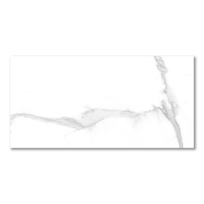 Sula Large Format Matt Dolomite Marble Effect Wall and Floor Tiles - 600 x 1200mm