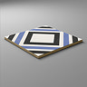 Sumi Blue Patterned Wall and Floor Tiles - 200 x 200mm