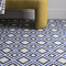 Sumi Blue Patterned Wall and Floor Tiles - 200 x 200mm