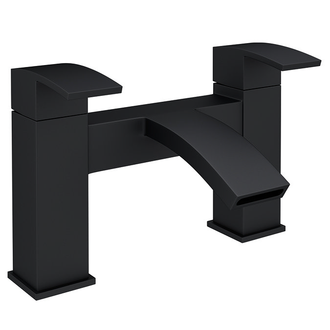 Summit Bath Filler - Matt Black