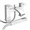 Summit Bath Shower Mixer with Shower Kit - Chrome Large Image