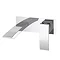 Summit Chrome Wall Mounted Basin Mixer Tap Large Image