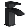Summit Curved Mono Basin Mixer Tap - Matt Black