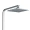 Summit Modern Square Thermostatic Shower - Chrome  Profile Large Image