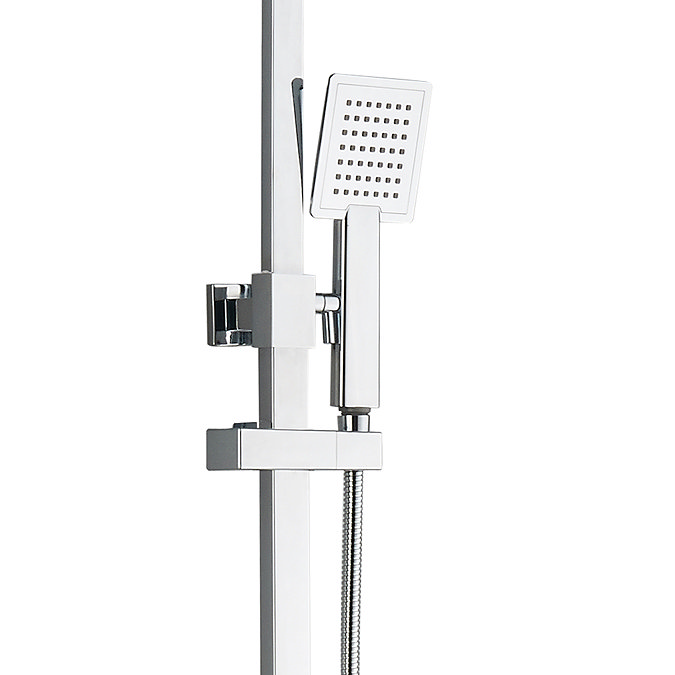 Summit Modern Square Thermostatic Shower - Chrome  Feature Large Image