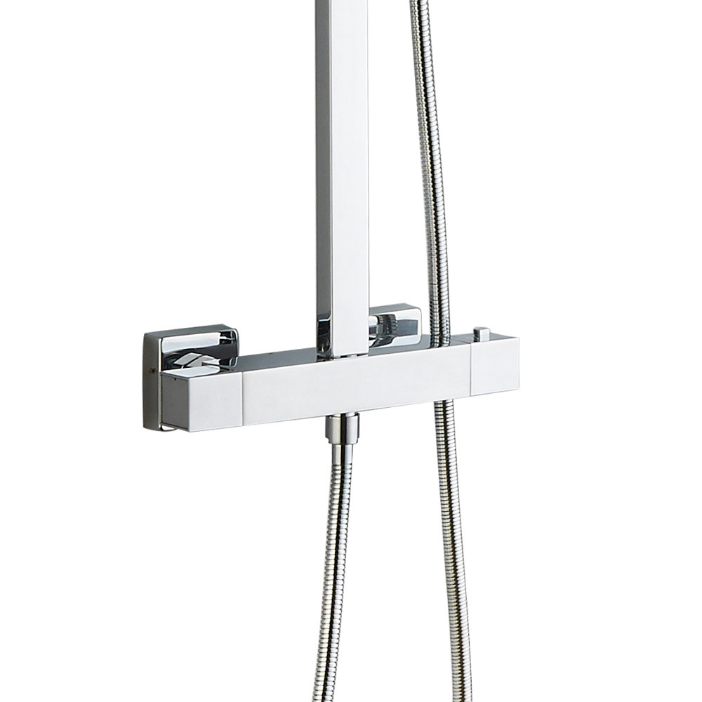 Summit Modern Square Thermostatic Shower Victorian Plumbing Uk 