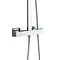 Summit Modern Square Thermostatic Shower - Chrome  Standard Large Image