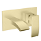 Summit Wall Mounted Basin Mixer Tap - Brushed Brass