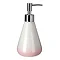 Sunrise Soap Dispenser - White Dolomite / Pink Large Image