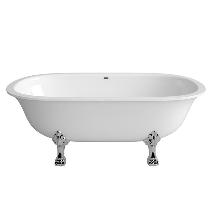 Sutherland 1500 Small Double Ended Bath Inc. Chrome Feet Feature Large Image
