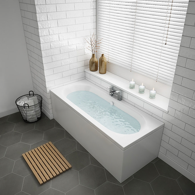 Sutton Double Ended Bath + Panels Large Image