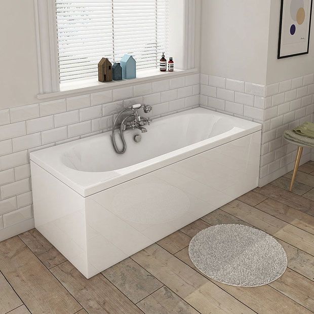 Sutton Premiercast Round Double Ended Bath + Legset | Victorian Plumbing UK