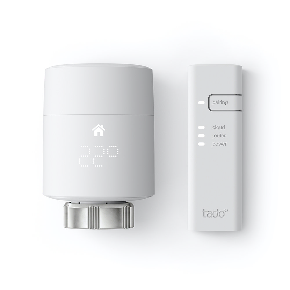 Tado° Smart Radiator Thermostat – Universal Mount – APP Control – Works With Alexa, HomeKit, Google Home