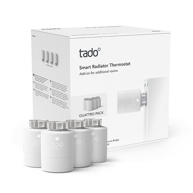 Tado Smart Radiator Thermostats V3+ Add-on (4 Pack)  additional Large Image
