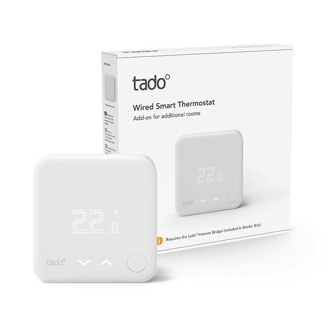 Tado Wired Smart Thermostat V3+ Add-on  Profile Large Image