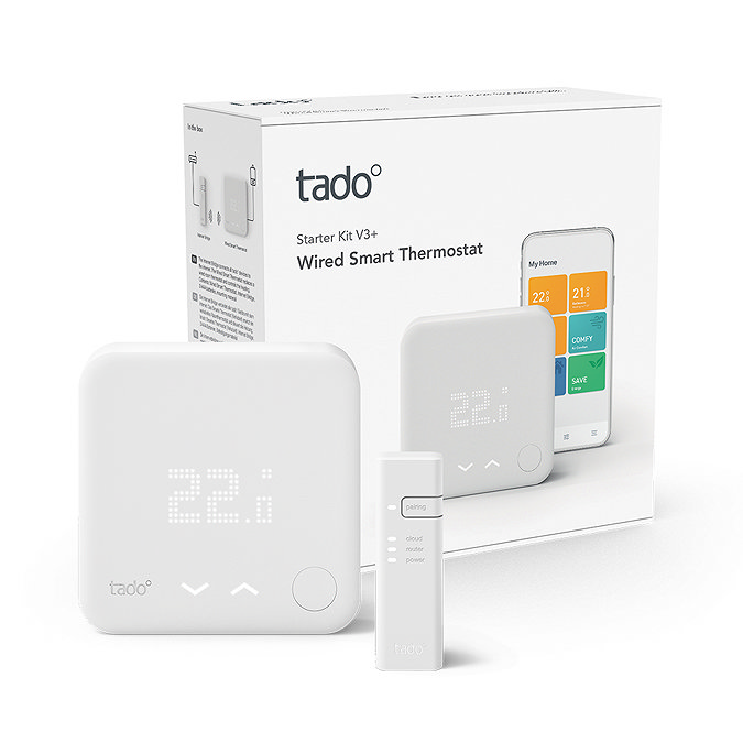 Tado Wired Smart Thermostat V3+ Starter Kit  Standard Large Image