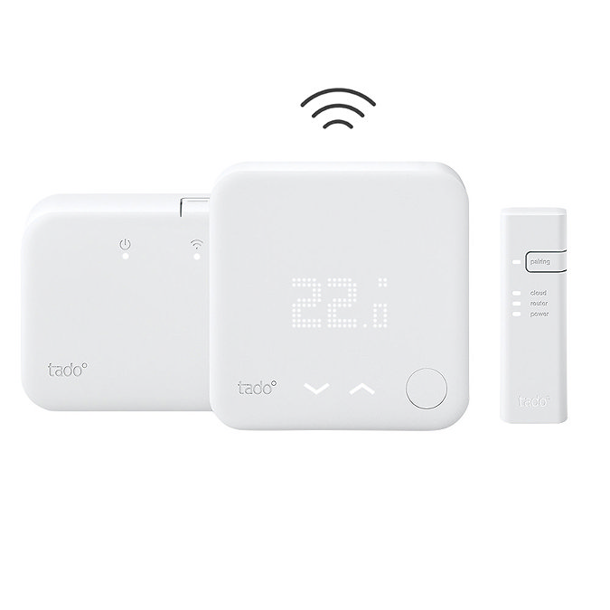 Tado Wireless Smart Thermostat V3+ Starter Kit with Hot Water Control Large Image