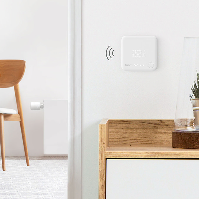 Tado Wireless Temperature Sensor Add-on  In Bathroom Large Image