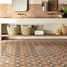 Talence Terracotta Decor Wall and Floor Tiles - 200 x 200mm
