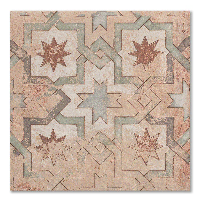 Talence Vintage Patterned Wall and Floor Tiles - 200 x 200mm