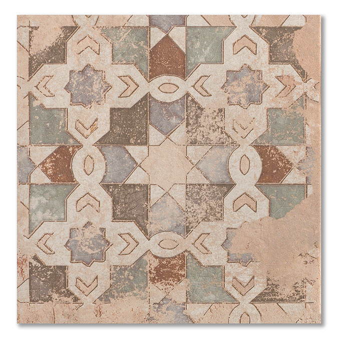 Talence Vintage Patterned Wall and Floor Tiles - 200 x 200mm