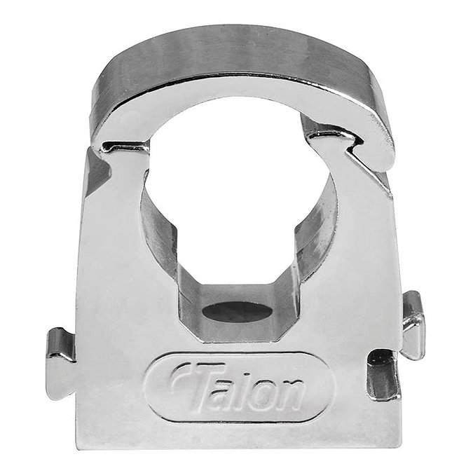 Talon 15mm Chrome Effect Hinged Clip - Bag of 10 - TS15CP/10 Large Image