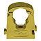 Talon 15mm Gold Effect Hinged Pipe Clips (Bag of 10) - TS15GP/10 Large Image