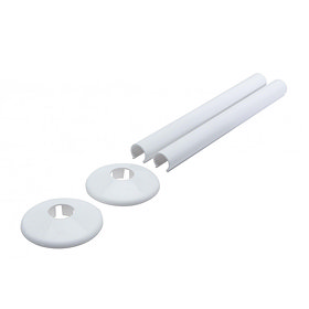 Talon Snappit Radiator Pipe Covers & Collars 200mm - White - ACSNW/K2 Large Image