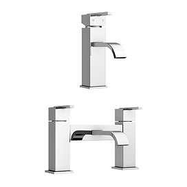 bath and sink taps set