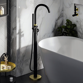 Freestanding bath taps