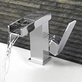 Waterfall bathroom taps