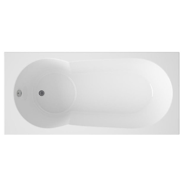 Taranto 1700 x 800mm Keyhole Shower Bath with Screen | Victorian ...