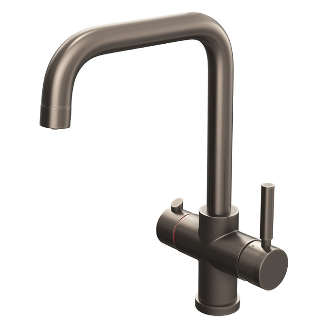 Taranto Gunmetal Grey Instant Boiling Water Kitchen Tap (Includes Tap, Boiler + Filter)  Large Image