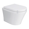 Toronto Modern Round Wall Hung Toilet inc. Soft Close Seat