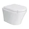 Toronto Modern Round Wall Hung Toilet Inc. Soft Close Seat Large Image