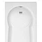 Taranto Textured Base Keyhole Shower Bath 1700x800  Profile Large Image