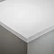 Tavistock 1280mm Solid Surface Worktop - Arctic White - TA3W12A.AR Large Image
