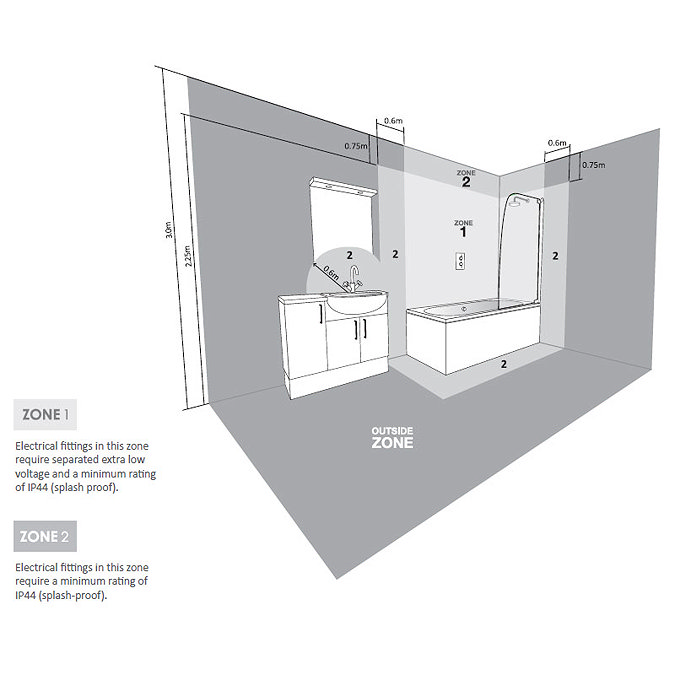 Tavistock Appear LED Backlit Illuminated Mirror Profile Large Image